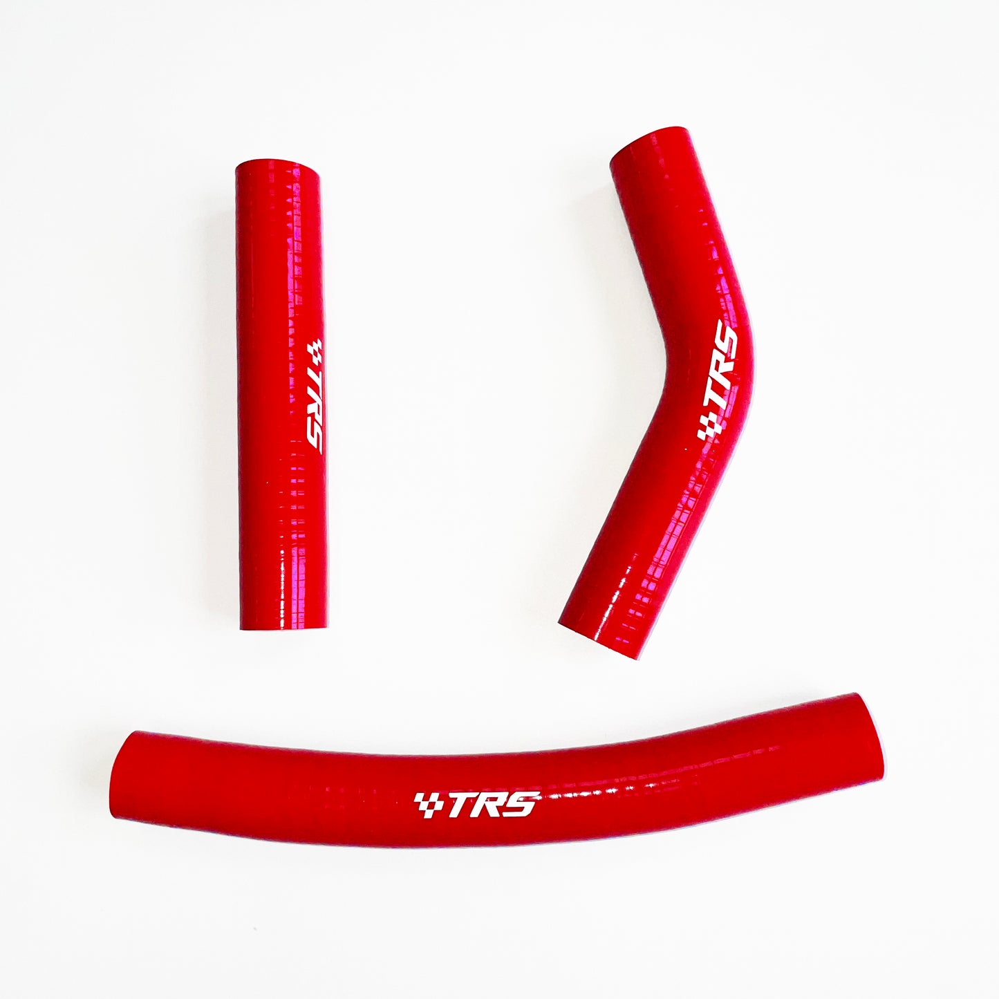 TRS Silicone Radiator Hoses For KTM 250SX 250XC 300XC (NO Thermostat) 2-Stroke 2007-2012 (Red)