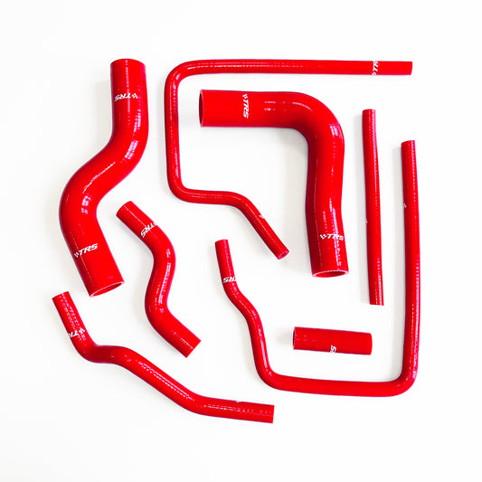 TRS Radiator Silicone Hose for Subaru Impreza GC8 EJ20 STi WRX 97-01 (Red)