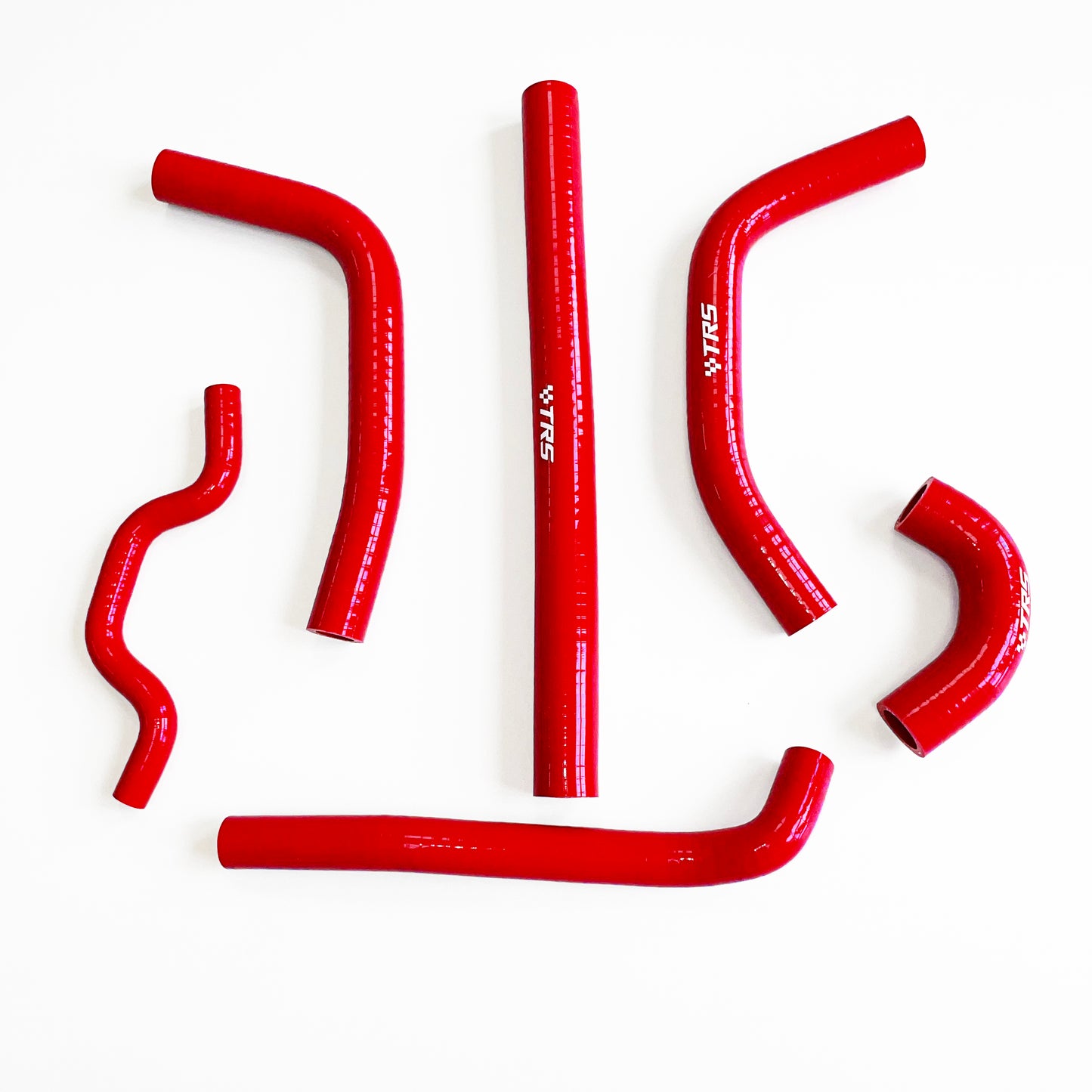 TRS Silicone Coolant Radiator Hose for Kawasaki KX250F KXF250 2009-2016 (Red)