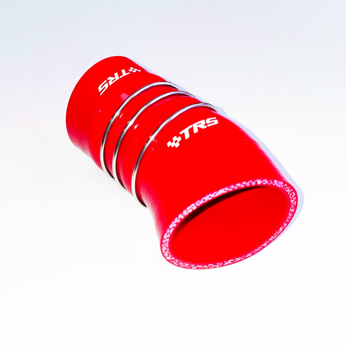 TRS Stainless steel reinforcement Silicone intercooler Boost Hose for BMW 335D E90 E91 E92 E93 (Red)