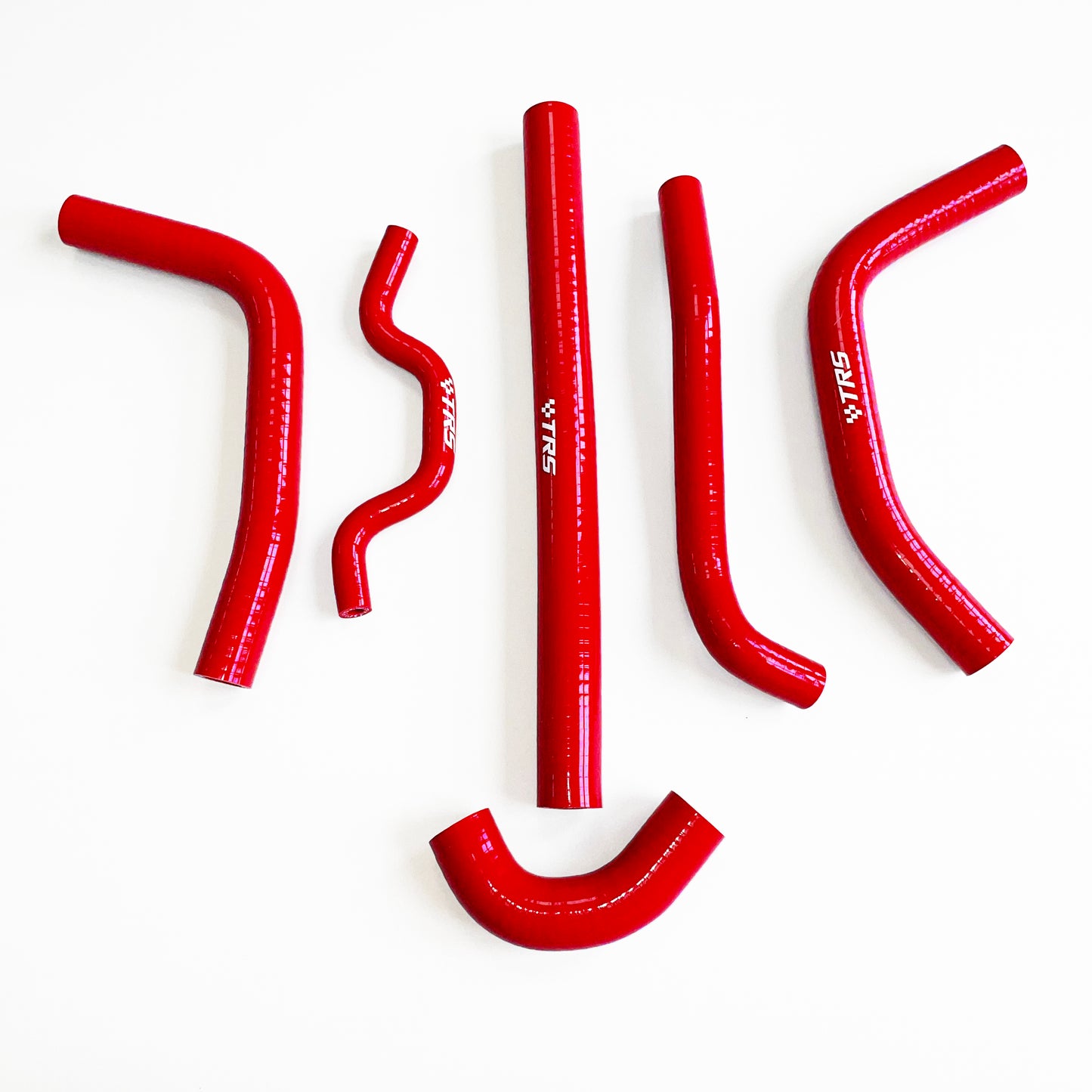 TRS Silicone Coolant Radiator Hose for Kawasaki KX250F KXF250 2009-2016 (Red)