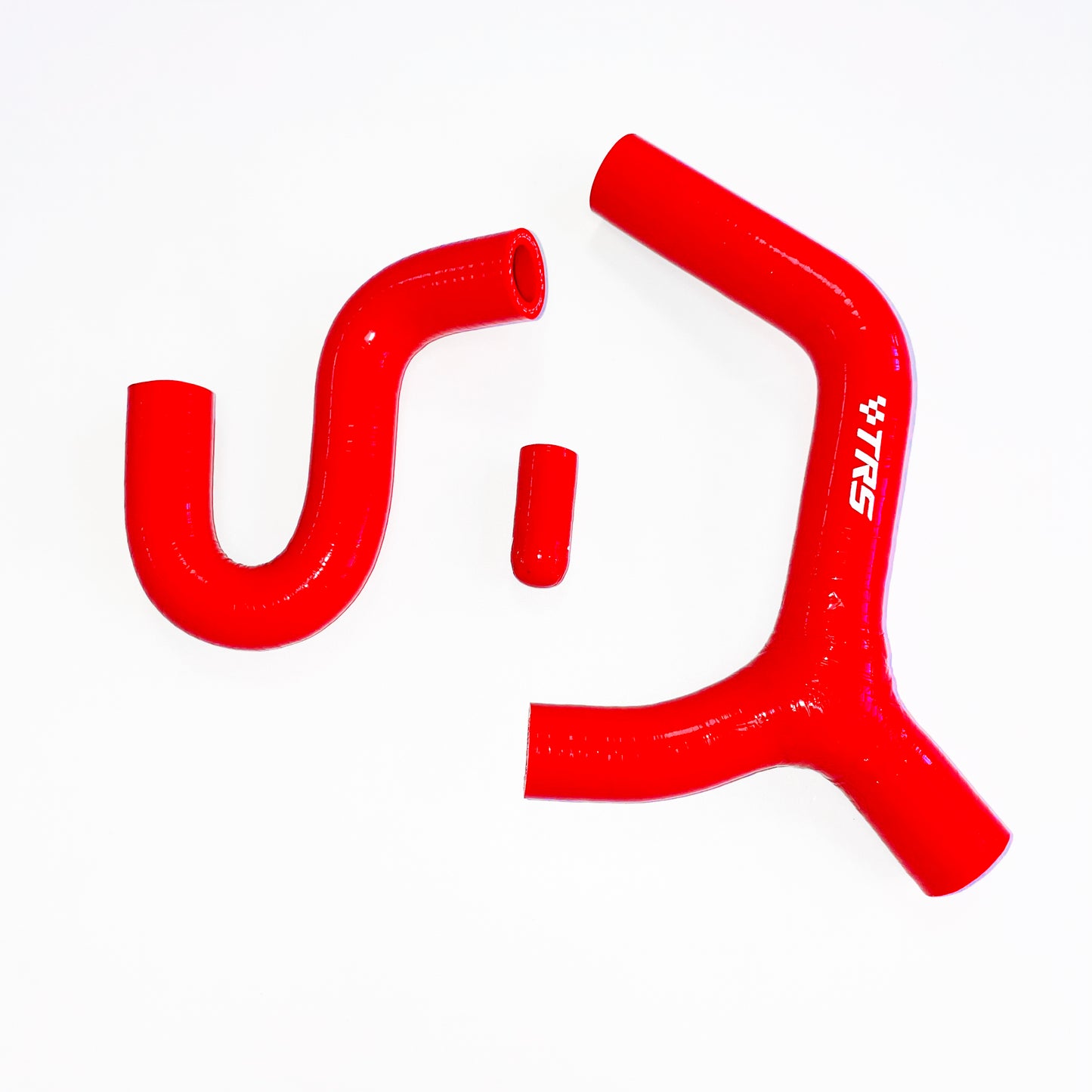 TRS Radiator Hose Kit Compatible with KTM 400 450 530 Exc XXW No-Thermo 08-11 (Red)