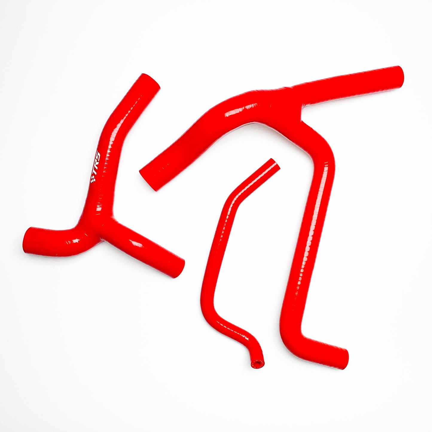 Kit de durites de radiateur en silicone TRS pour Kawasaki KXF450 KX450F 2009 2010 2011 (rouge)