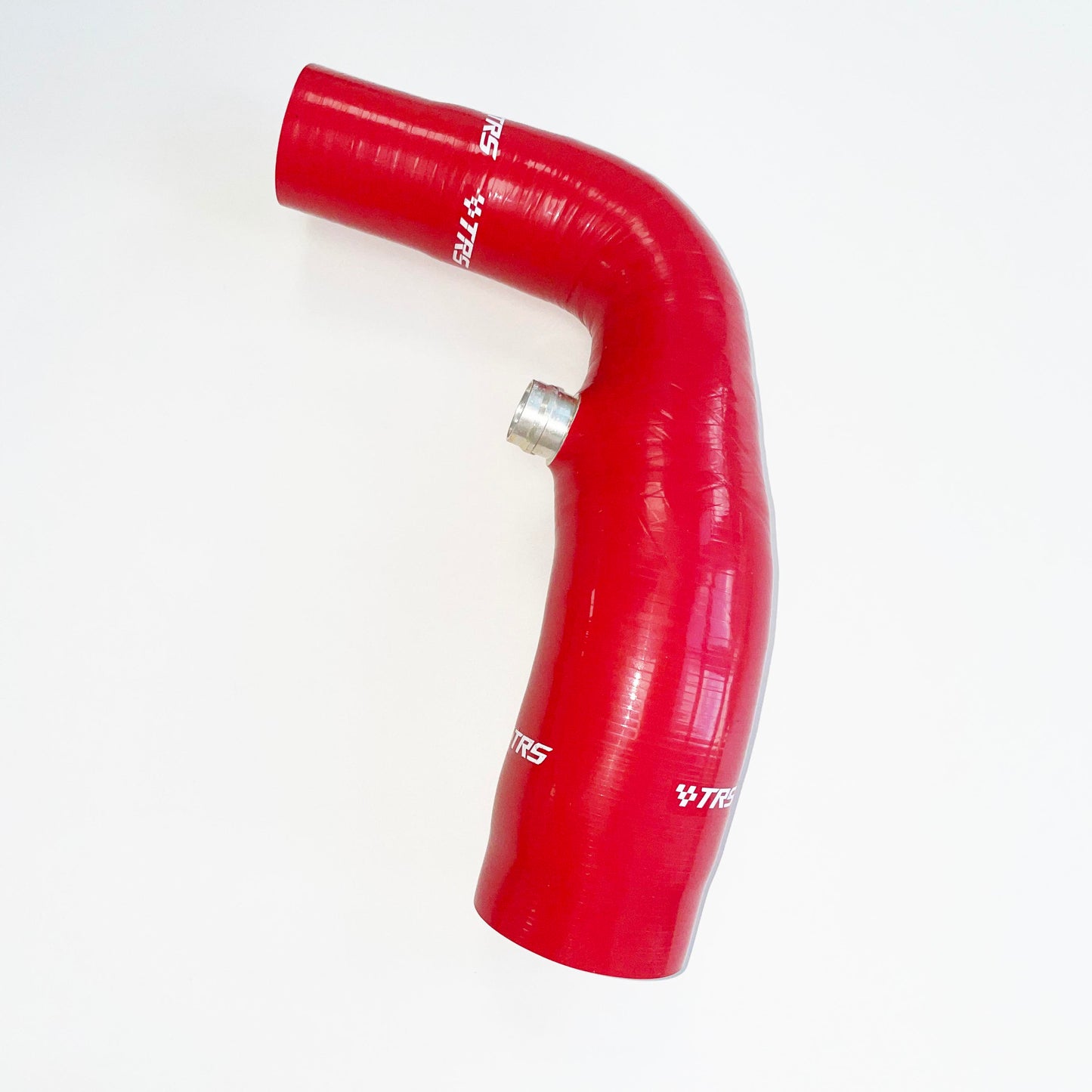 Fluorosilicone Reinforced Turbo Intake Hose Compatible with Ford Fiesta Mk7 Mk8 and Focus 1.0T Ecoboost 2012-2016 RED